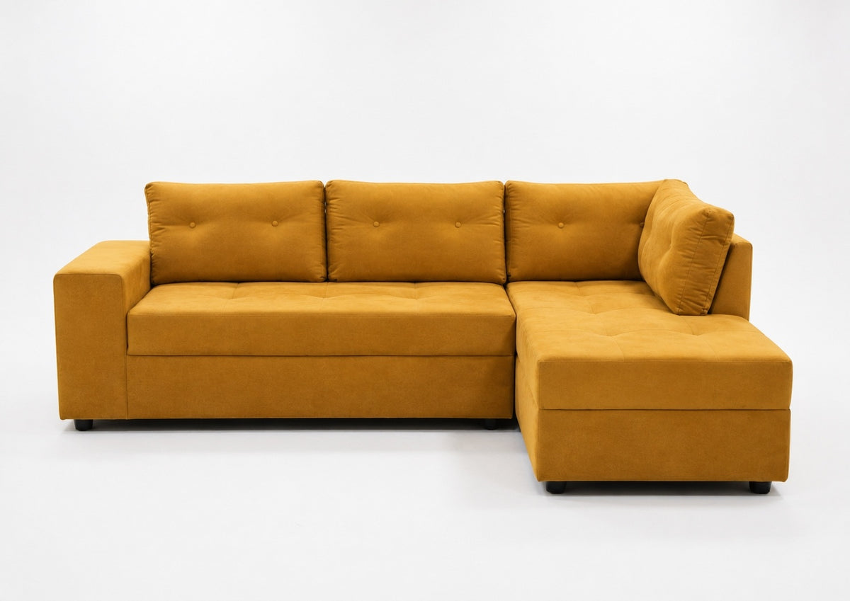 Sofa Seccional Praga Derecho Felpa