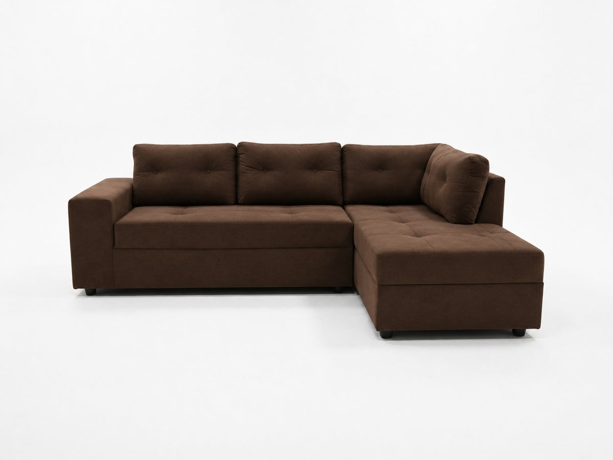 Sofa Seccional Praga Derecho Felpa