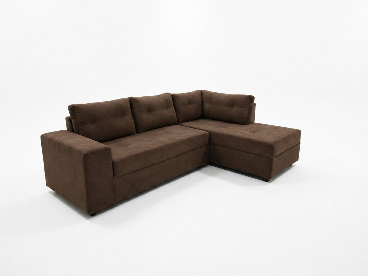 Sofa Seccional Praga Derecho Felpa